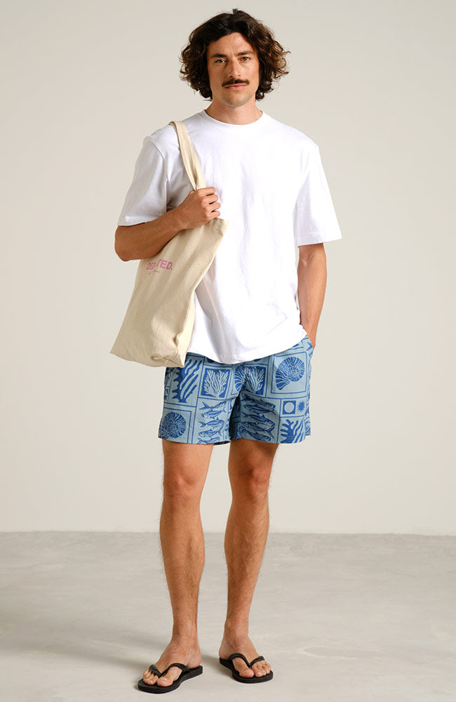 Dedicated Badehose Birka blau aus Nylon für Herren | Sophie Stone 