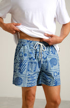 Dedicated Badehose Birka Ocean Blue aus Nylon für Herren | Sophie Stone 