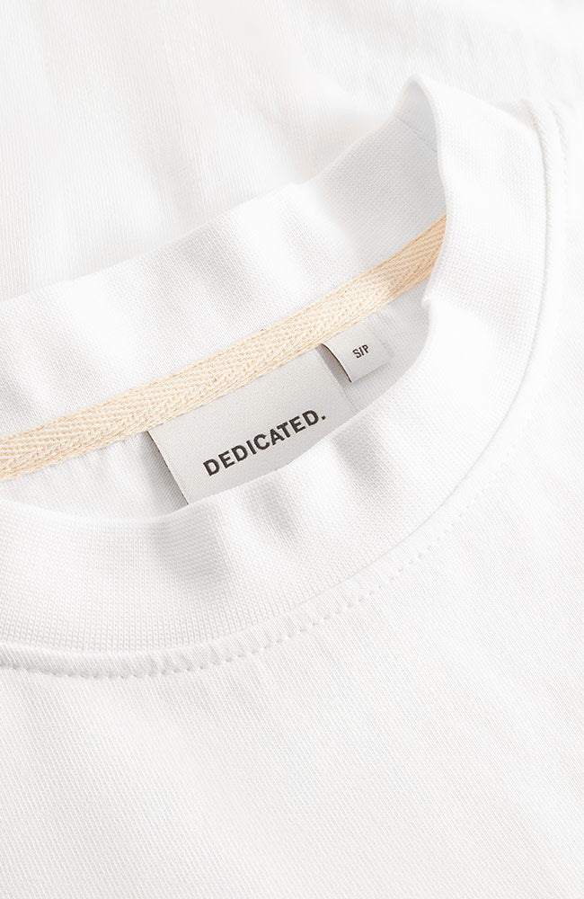 Dedicated Ljusdal T-Shirt weiß Bio-Baumwolle Damen | Sophie Stone