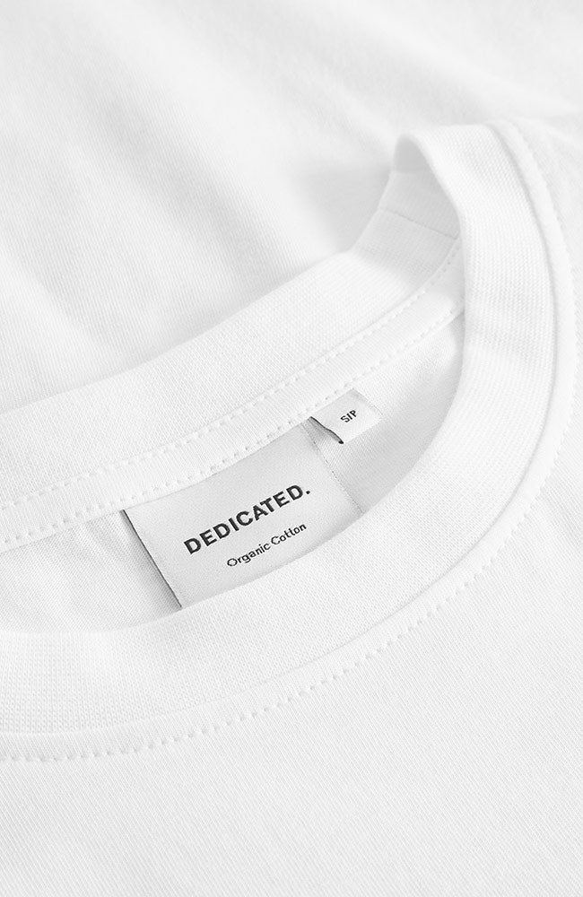 Dedicated Vadstena T-Shirt Deck Chairs weiß Bio-Baumwolle Frauen | Sophie Stone