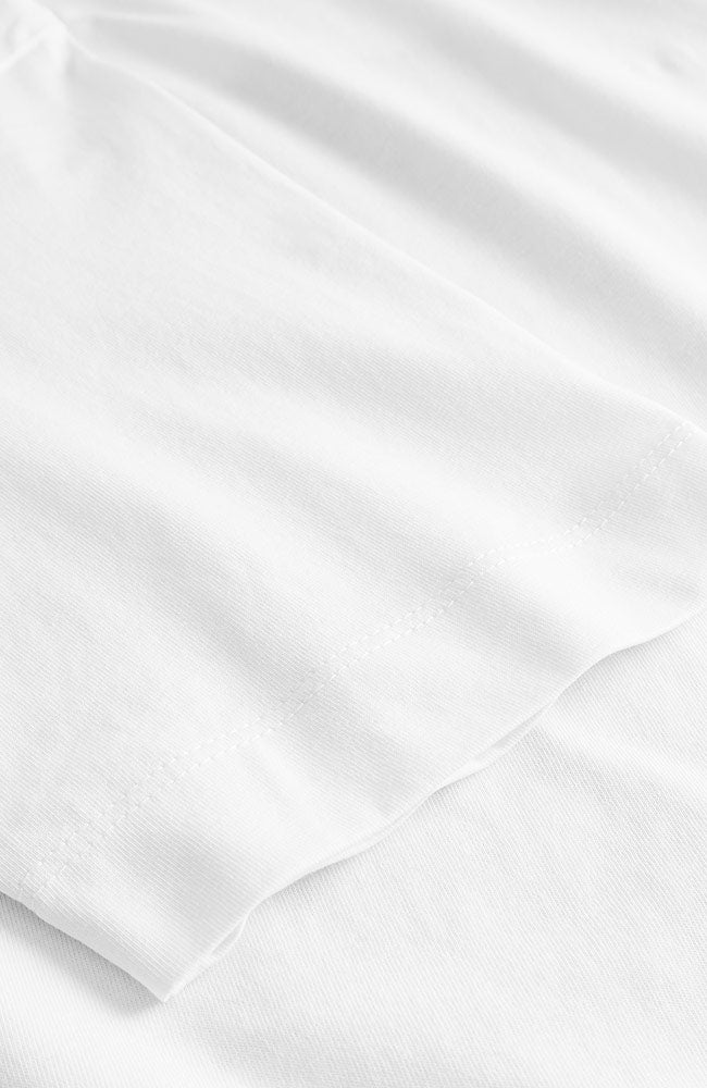 Dedicated Vadstena T-Shirt Deck Chairs aus weißer Bio-Baumwolle für Damen | Sophie Stone