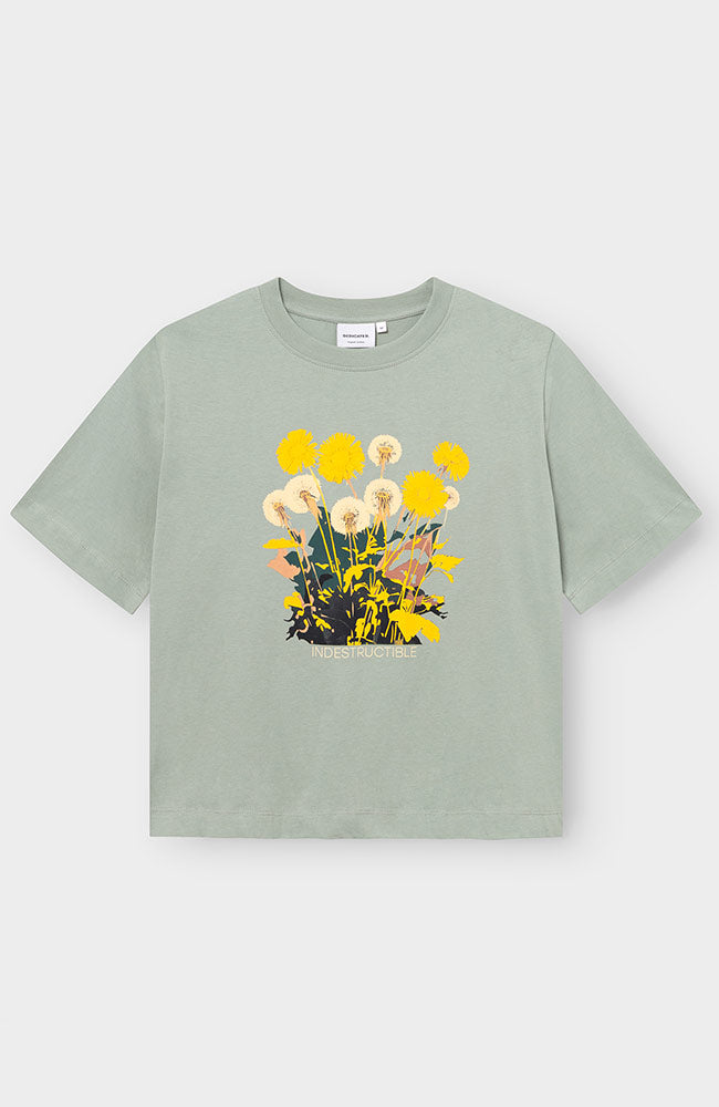 Dedicated Vadstena T-Shirt Eisberggrün Bio-Baumwolle Damen | Sophie Stone