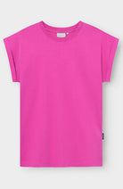 Dedicated Visby Basic-T-Shirt, rosa, Bio-Baumwolle, Damen | Sophie Stone
