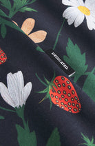 Dedicated Visby Strawberry T-Shirt, Black, Organic Cotton, Women's | Sophie Stone