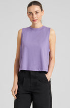 Dedicated Namsos Hanf-Top in Lila aus Bio-Baumwolle für Damen | Sophie Stone