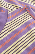 Dedicated Namsos Top Retro Stripe Lila Bio-Baumwolle Damen | Sophie Stone