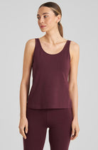 Dedicated Tuna Tank Top in Red Tencel & Organic Cotton for Women | Sophie Stone