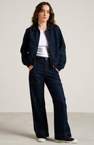 Dedicated Sunna Jacke in Blau aus Bio-Baumwolle für Damen | Sophie Stone