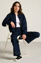 Dedicated Sunna Jacke aus blauem Denim aus Bio-Baumwolle für Damen | Sophie Stone