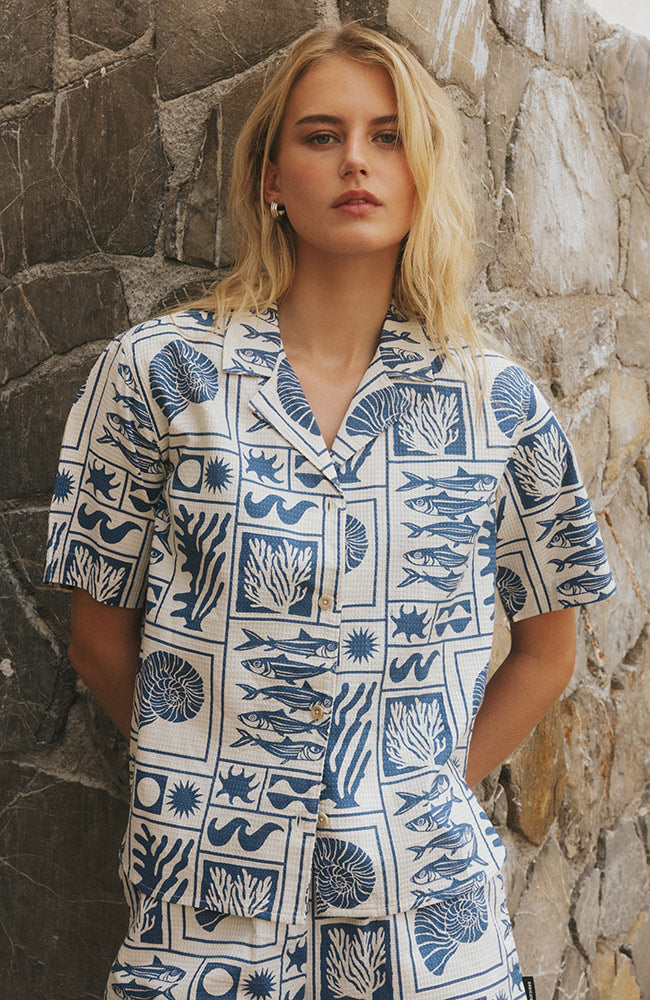Dedicated Torup Ocean Shirt for Women, Made from Organic Cotton | Sophie Stone