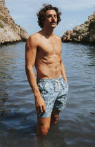 Dedicated Badehose Birka Ozeanblau aus Nylon für Herren | Sophie Stone 