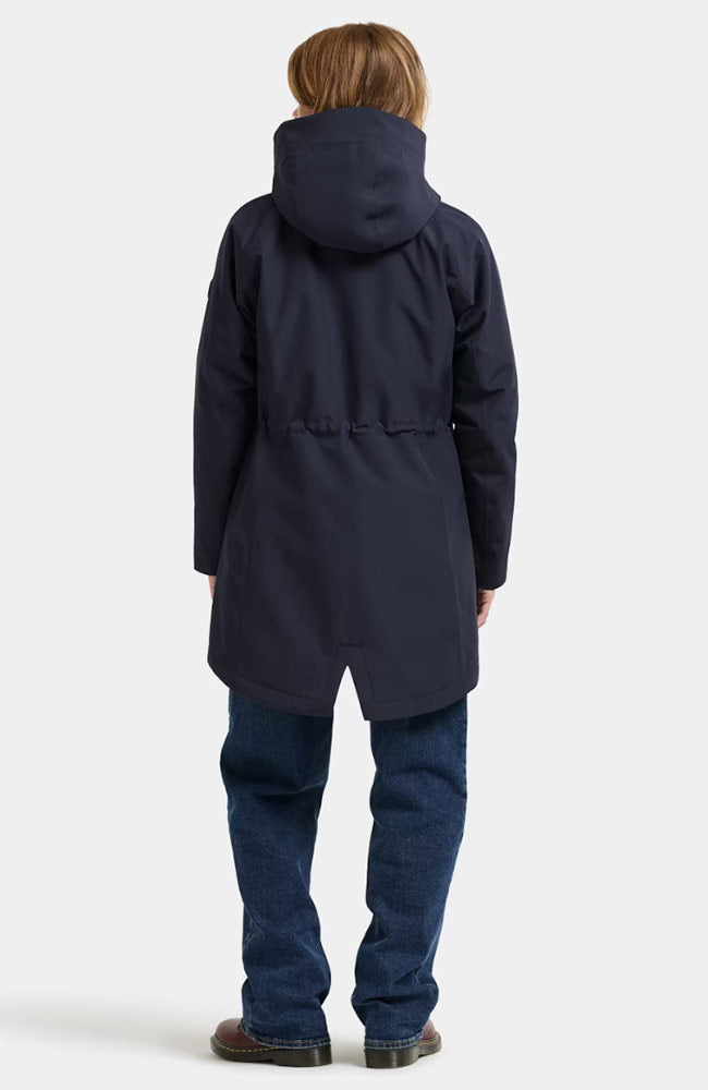 DIDRIKSONS Alana parka jas blauw voor dames | Sophie Stone