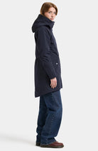 DIDRIKSONS Alana parka jas blauw voor dames | Sophie Stone
