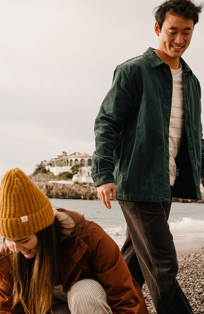 TWOTHIRDS Cook shirt dark green from sustainable organic cotton | Sophie Stone