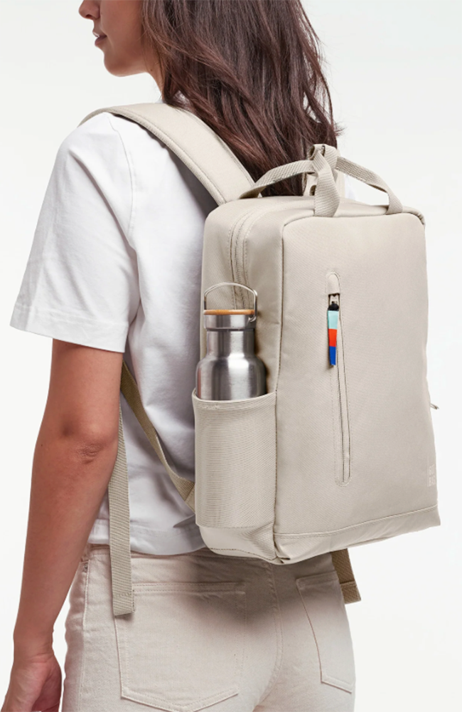 GOT BAG Daypack 2.0 rugzak beige van gerecycled plastic unisex | Sophie Stone