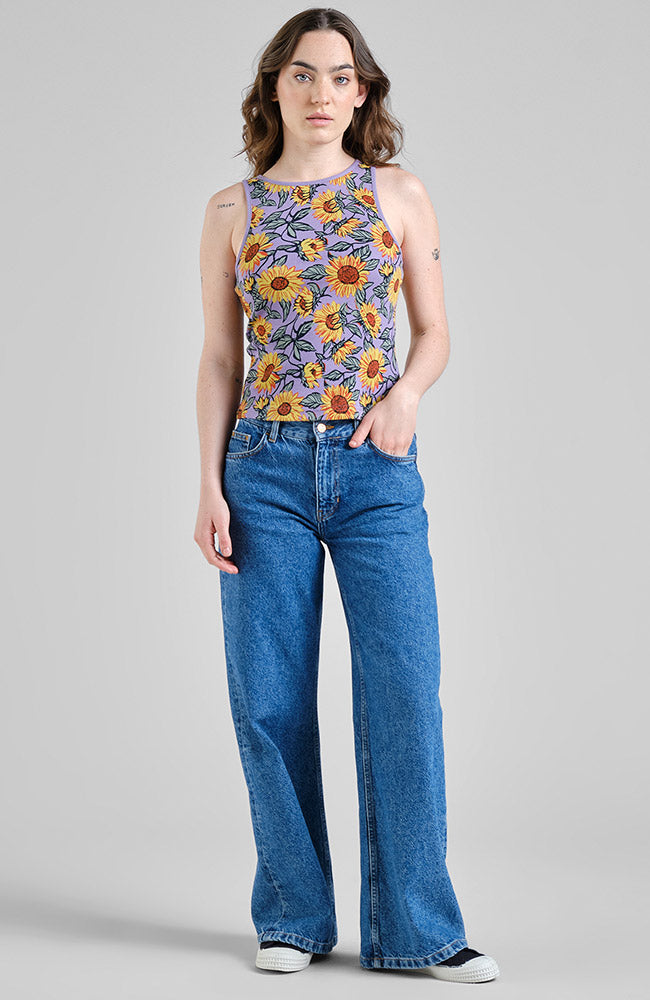 Dedicated Valdermarsvik Women's Organic Cotton Sunflower Tank Top | Sophie Stone