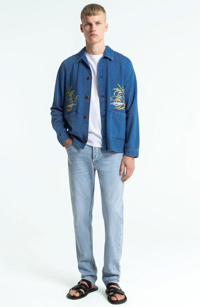 Kings of Indigo Duncan Jacke Denim Herren aus Bio-Baumwolle | Sophie Stone