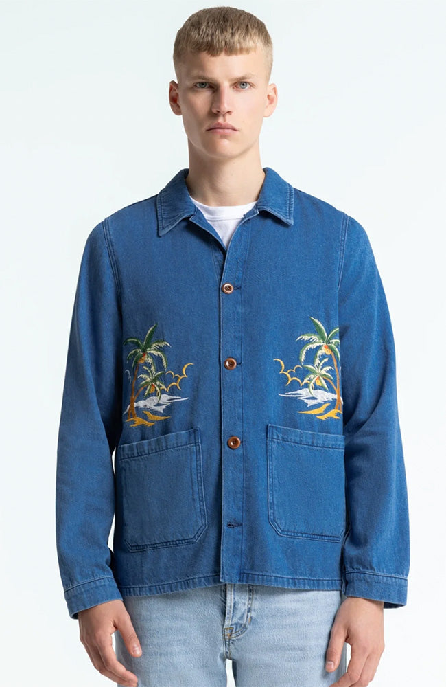 Kings of Indigo Duncan jacket denim from organic cotton men | Sophie Stone