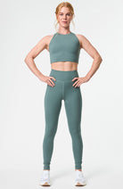 Girlfriend collective compressive high-rise legging hunter RPET dames | Sophie Stone