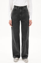 ARMEDANGELS Enijaa jeans ebony black gerecycled katoen | Sophie Stone