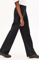 ARMEDANGELS Enijaa jeans ebony zwart gerecycled katoen vrouw | Sophie Stone