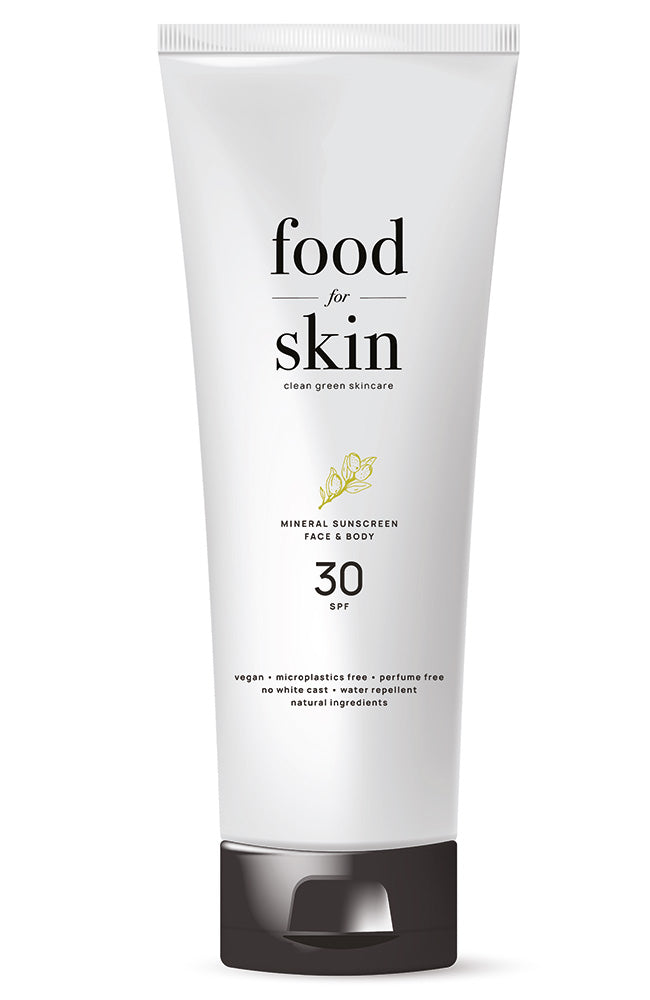 Food for skin eerlijke en duurzame zonnebrand SPF30 | Sophie Stone