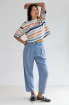 TWOTHIRDS Fingal Cropped Stripes aus Bio-Baumwolle für Damen | Sophie Stone