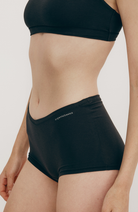 Organic Basics Flex shorty black made from organic cotton for women | Sophie Stone