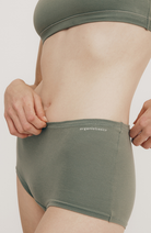 Organic Basics Flex shorty seaweed made from organic cotton women | Sophie Stone