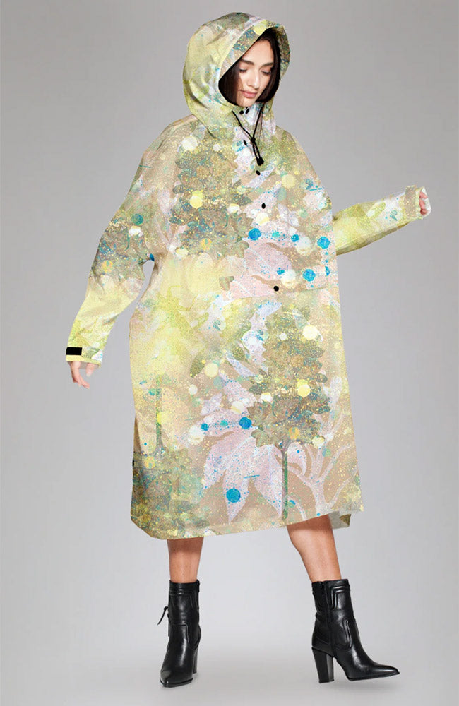 Rainkiss Flora Rain Poncho Made from Recycled PET (Unisex) | Sophie Stone