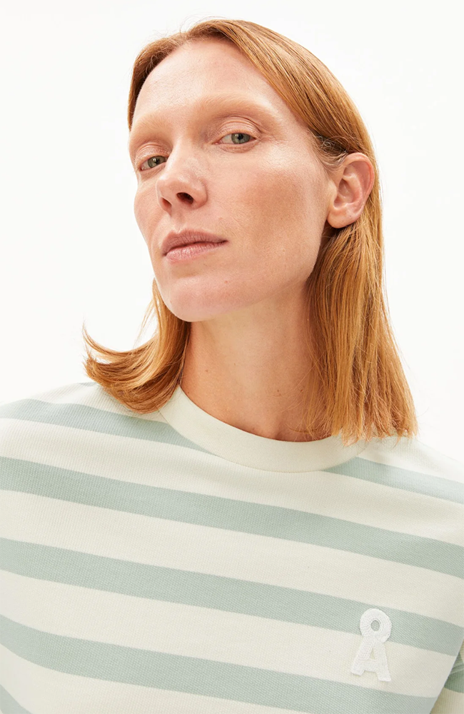 ARMEDANGELS Frankaa bold sweater foam bio katoen vrouw | Sophie Stone