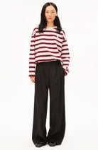 ARMEDANGELS Frankaa bold sweater rood 100% bio katoen vrouwen | Sophie Stone