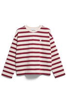 ARMEDANGELS Frankaa bold sweater rood red velvet 100% bio katoen dames | Sophie Stone