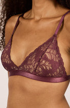 Underprotection GinaUP bra burgundy from recycled polyamide ladies | Sophie Stone