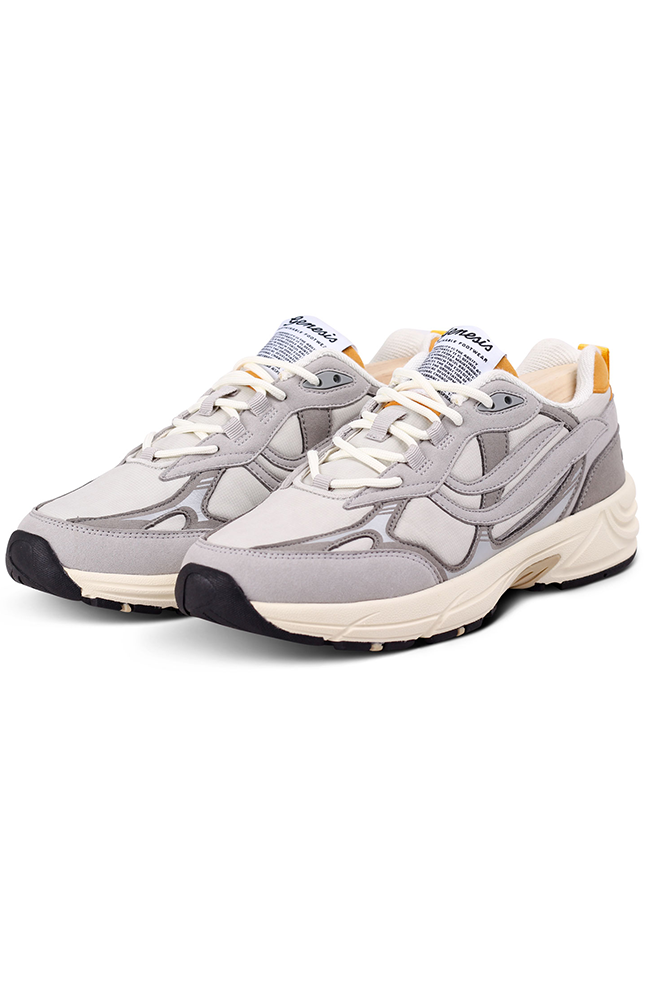 Genesis G-Eco`99 Paddy Mesh sneaker gray mustard vegan women | Sophie Stone
