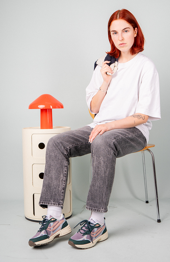 Genesis G-Eco`99 Multi sneaker Teal green pink vegan leather women | Sophie Stone