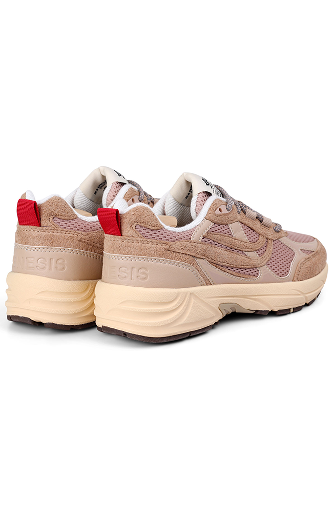 Genesis G-Eco`99 Mono mix sneaker pink brown vegan leather women | Sophie Stone