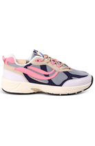 Genesis G-Eco`99 Reco gray navy pink vegan leather women's | Sophie Stone