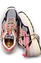 Genesis G-Eco`99 Reco gray blue pink vegan leather women's | Sophie Stone