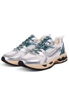 Genesis G-Ultra Rec Rub sneaker Silver White Petrol vegan leather women | Sophie Stone