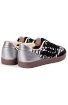 G-volley animal sneaker Black Zebra Silver vegan vrouwen | Sophie Stone