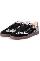G-volley animal sneaker Black Zebra Silver vegan vrouw | Sophie Stone