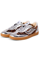 G-volley animalprint sneaker Silver Leo vegan dames | Sophie Stone