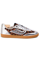 G-volley animal sneaker Silver Leo vegan dames | Sophie Stone