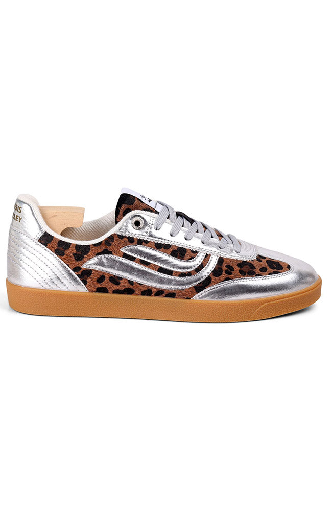 G-volley animal sneaker Silver Leo vegan dames | Sophie Stone