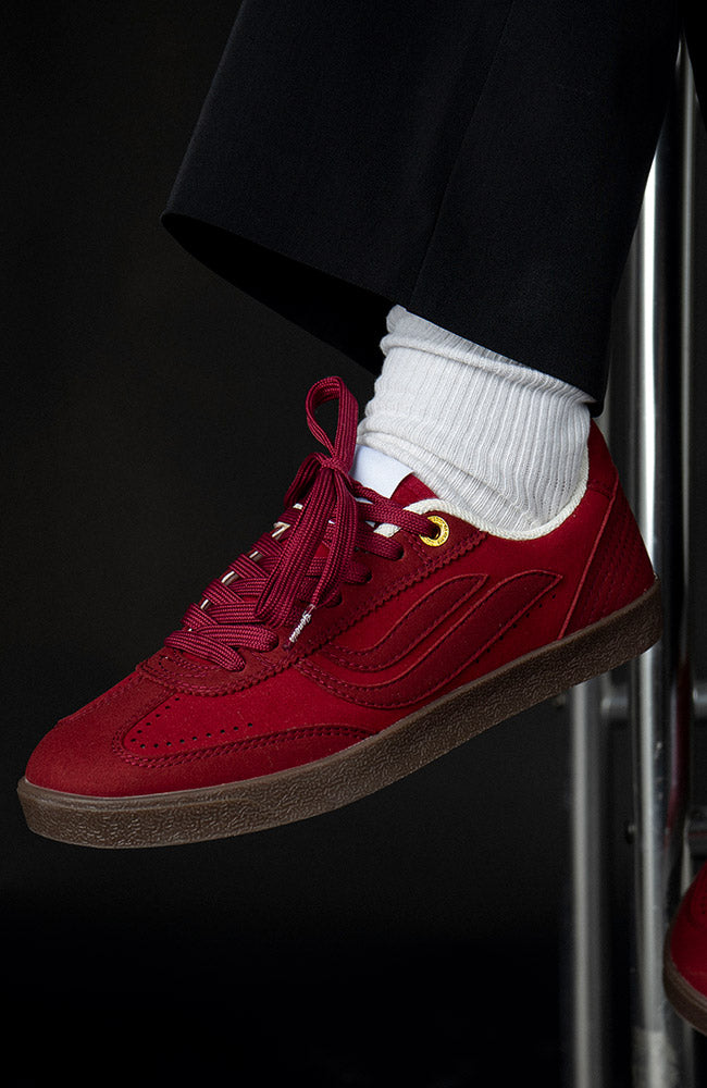 Genesis G-volley one color rood D.Gum sneakers vegan dames | Sophie Stone