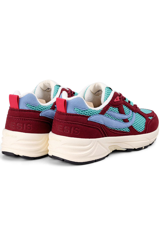 Genesis G-Eco`99 Multi Sneaker blau-rot aus veganem Leder für Damen | Sophie Stone