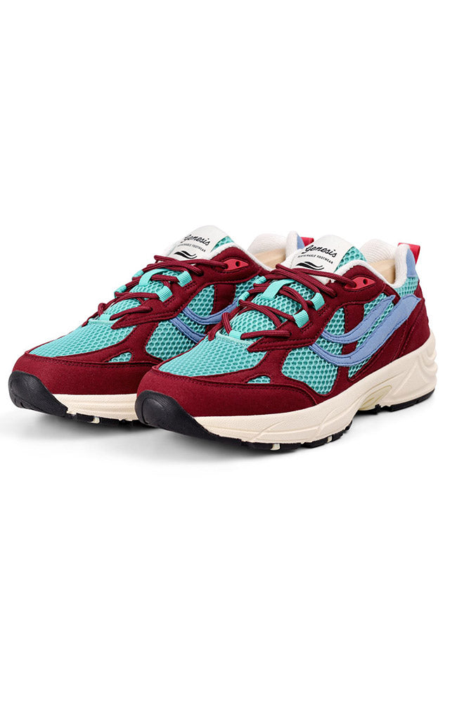 Genesis G-Eco`99 Multi Sneaker blau-rot aus veganem Leder für Damen | Sophie Stone