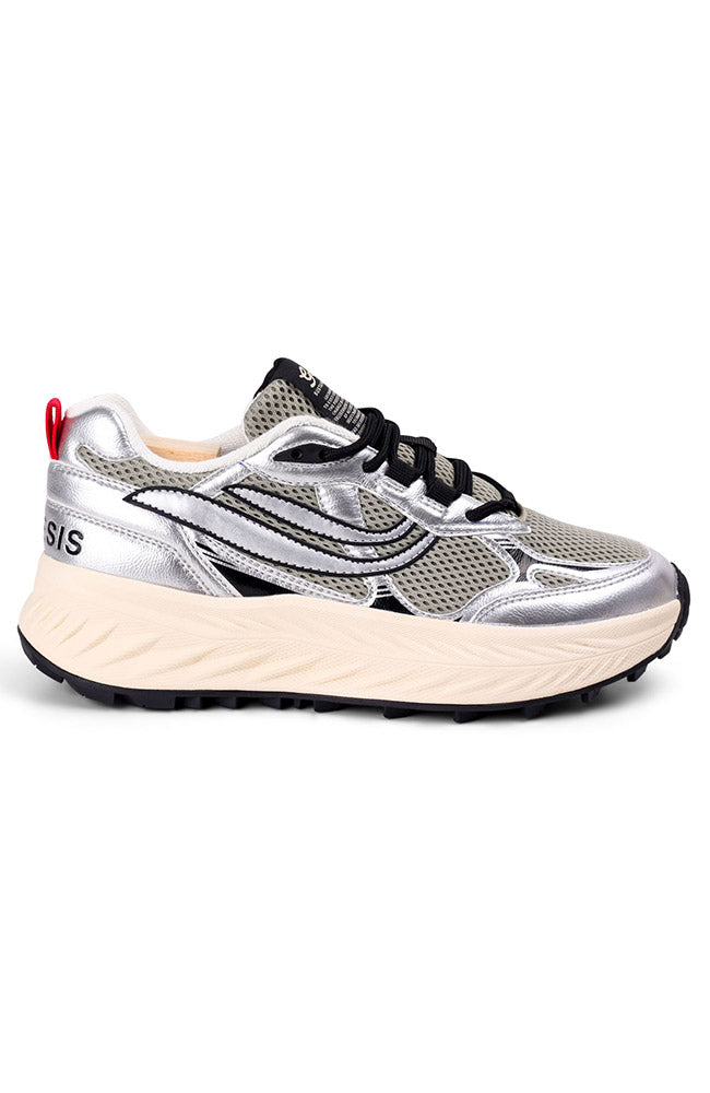 Genesis G-Eco`99 Bulky  Silver Olive vegan leer dames | Sophie Stone