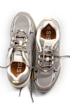 G-Eco`99 grey bottom sneaker Grey Silver nepleer dames | Sophie Stone